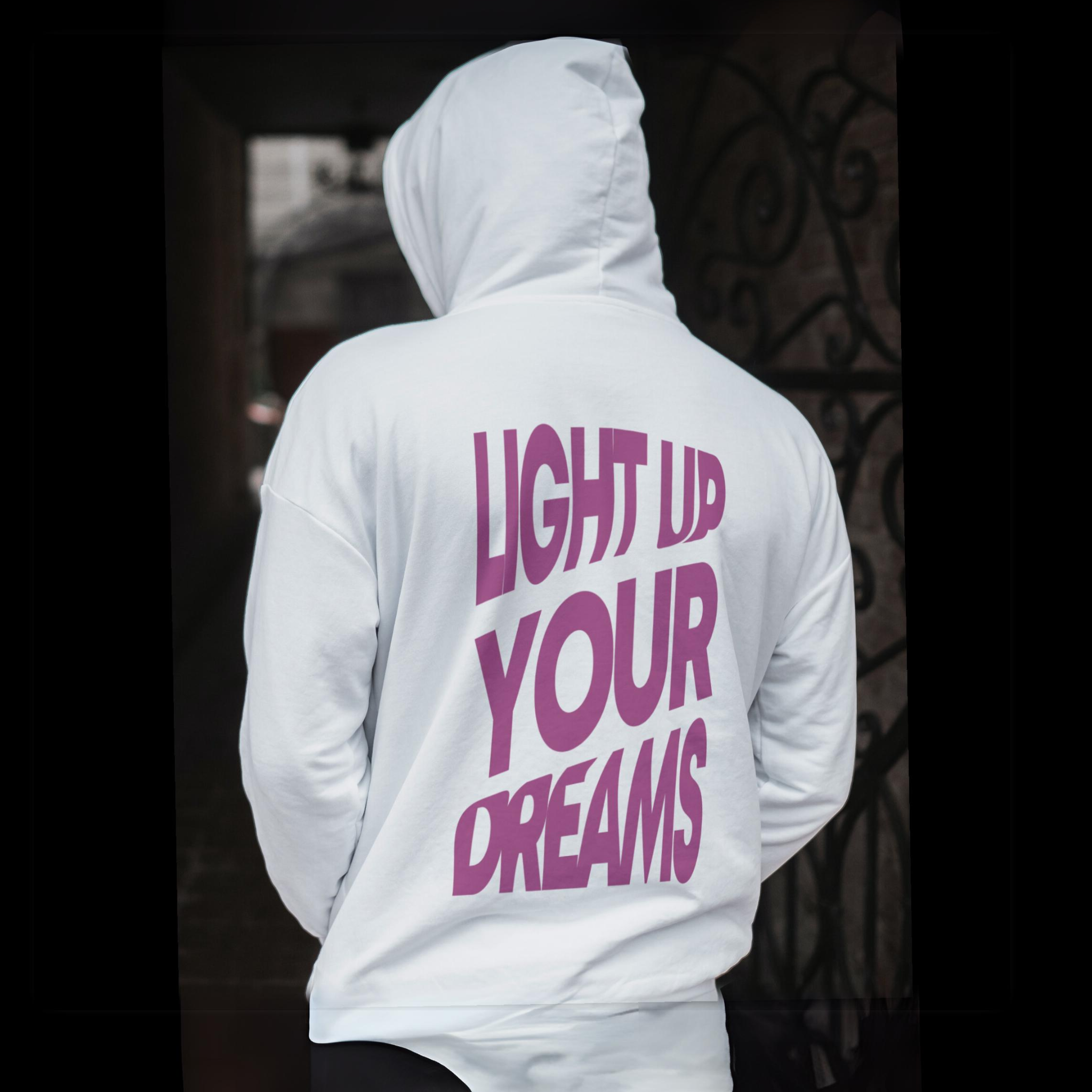 Güneşte Renk Değiştiren Oversize Hoodie Sweatshirt - Light Up Your Dreams