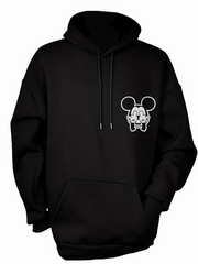 Mickey Oversize Reflektörlü Hoodie Sweatshirt