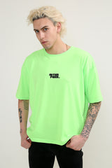 MTHRFCKR Oversize Neon Yeşil T-shirt