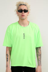 The R.A.V.E Oversize Neon Yeşil T-Shirt